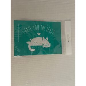 Chalk Couture 5X7 New  Reusable Transfer " I HATE YOU THE‎ LEAST"